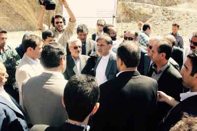 Site Visit of Minister of Roads & Urban Development from “Construction of Damavand West Ringway” Project on September 2016 
