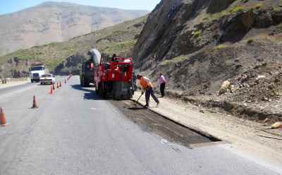 Patching & asphalt covering of  Haraz (First phase of Imamzadeh Hashem - Poloor)