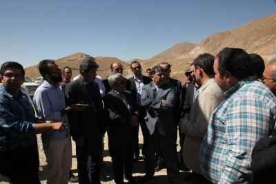 Site Visit of Minister of Roads & Urban Development from “Construction of Damavand West Ringway” Project on September 2016 